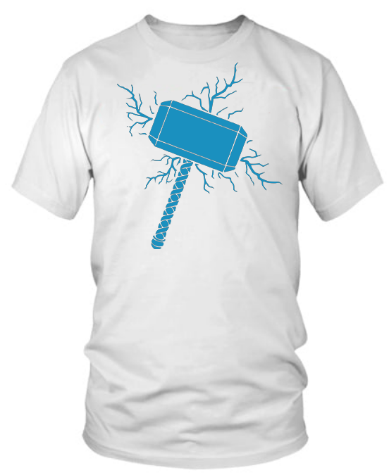 Thor hammer blue