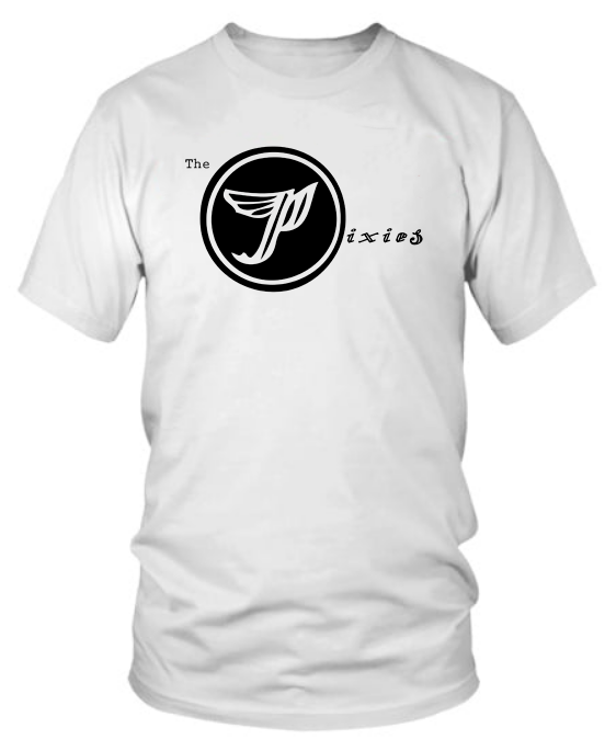 pixies Logo white shirt 2